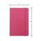 JAM Paper Travel Size Hardcover Notebook with Elastic Band